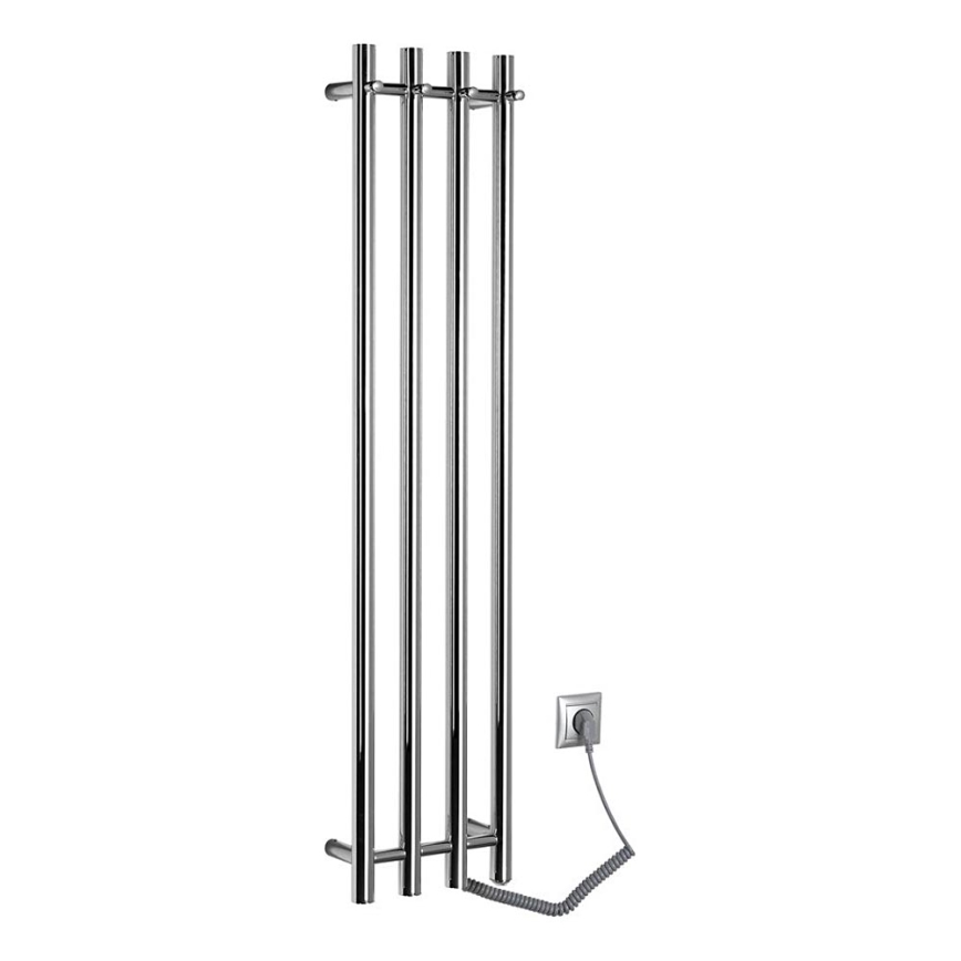 Sapho - Toalheiro elétrico PAPINADO 85W/230V 120 cm cromado brilhante direita