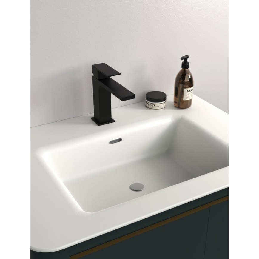 Sapho - Torneira do lavatório CUBEMIX 15,3 cm mate preto