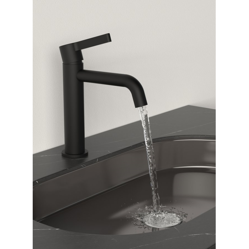 Sapho - Torneira do lavatório ICONIC 18,7 cm mate preto