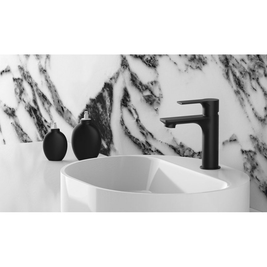 Sapho - Torneira do lavatório PAX 16,5 cm mate preto