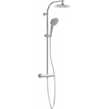 Schütte 60046 - Conjunto de duche com misturador termostático MADURA FRESH, cromado brilhante