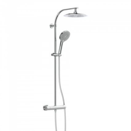 Schütte 60046 - Conjunto de duche com misturador termostático MADURA FRESH, cromado brilhante