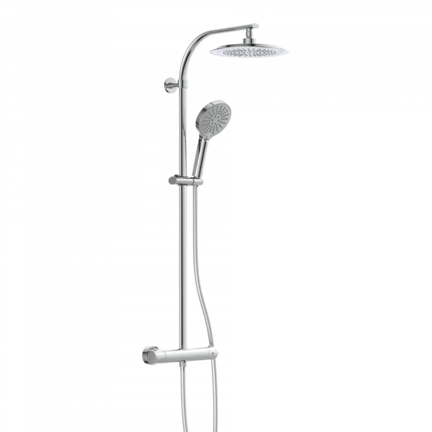 Schütte 60046 - Conjunto de duche com misturador termostático MADURA FRESH, cromado brilhante