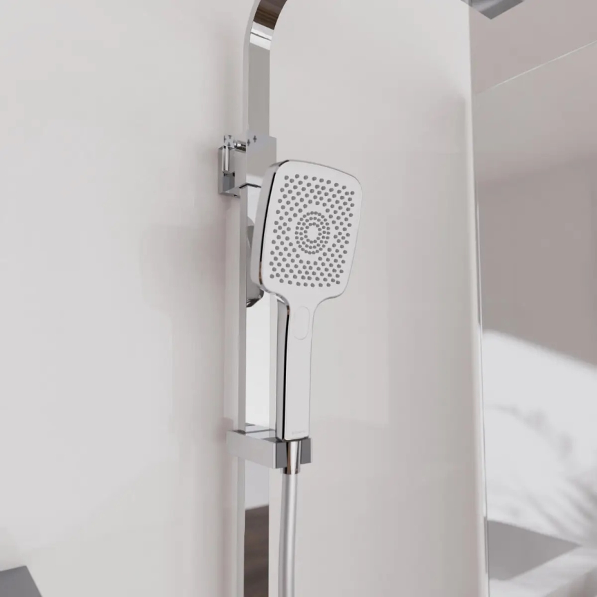 Schütte 60530 - Conjunto de duche com misturador termostático OCEAN, cromado brilhante