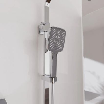 Schütte 60531 - Conjunto de duche com misturador termostático OCEAN, cromado brilhante/antracite