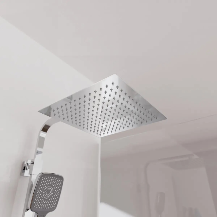 Schütte 60531 - Conjunto de duche com misturador termostático OCEAN, cromado brilhante/antracite