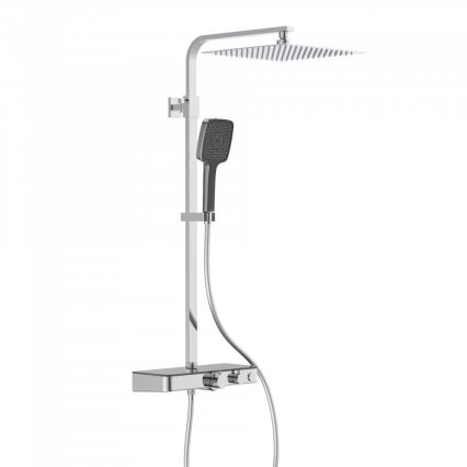 Schütte 60531 - Conjunto de duche com misturador termostático OCEAN, cromado brilhante/antracite