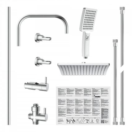Schütte 60660 - Conjunto de duche MALLORCA cromo brilhante