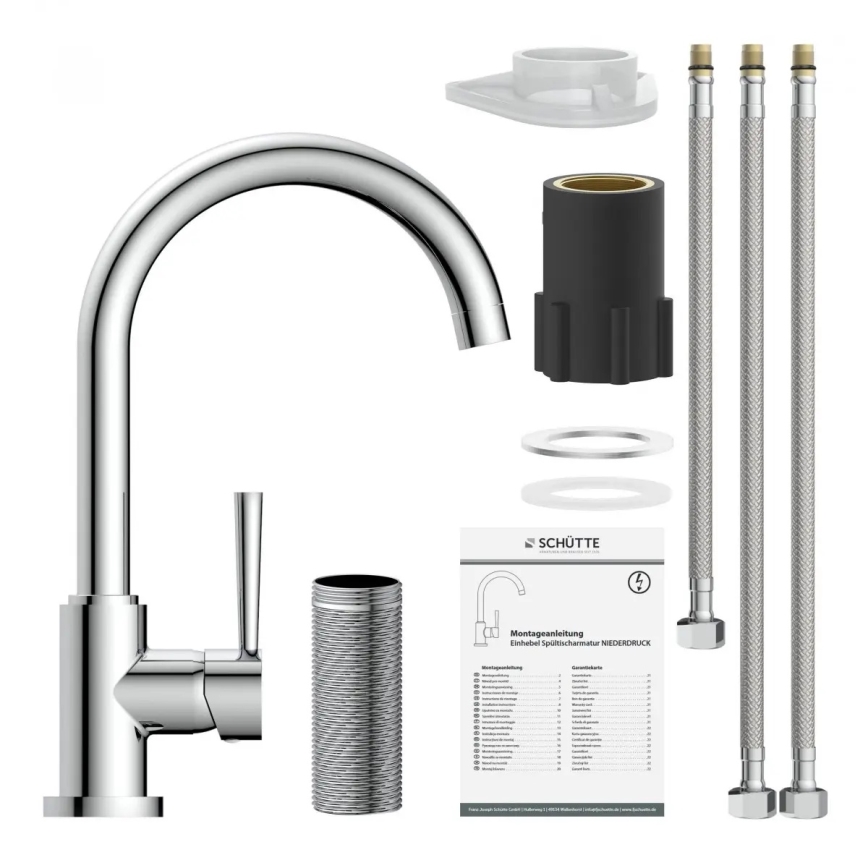 Schütte 79119 - Torneira de cozinha CORNWALL em cromo brilhante