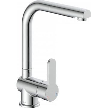 Schütte 79700 - Torneira de cozinha LONDON com bica extraível, acabamento cromado brilhante
