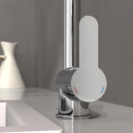 Schütte 79700 - Torneira de cozinha LONDON com bica extraível, acabamento cromado brilhante
