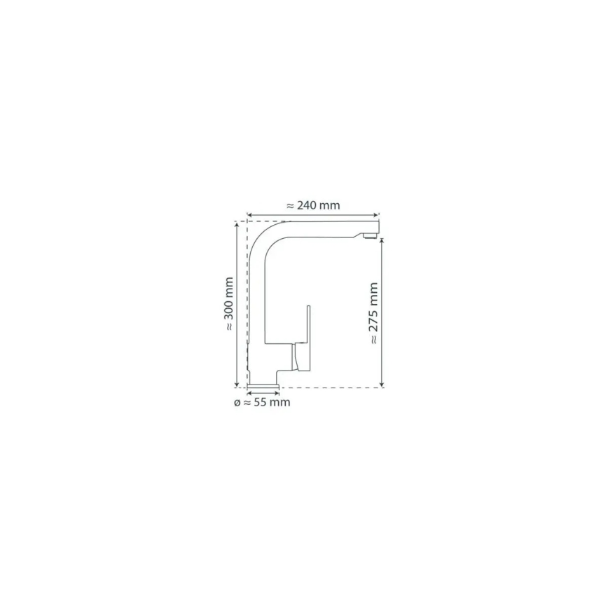 Schütte 79700 - Torneira de cozinha LONDON com bica extraível, acabamento cromado brilhante