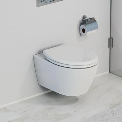 Schütte 82300-A - Assento de sanita branco SoftClose em duroplástico