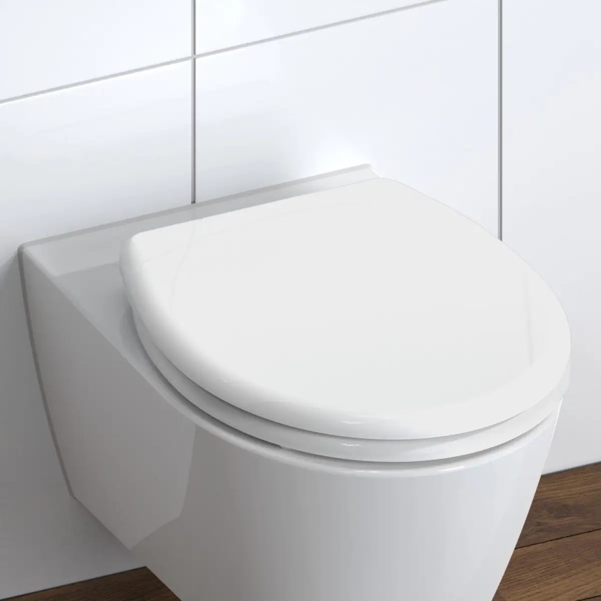 Schütte 82300-A - Assento de sanita branco SoftClose em duroplástico