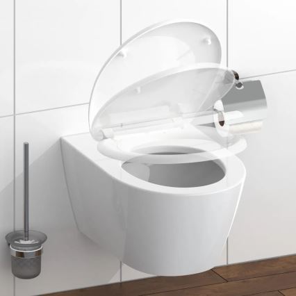 Schütte 82300-A - Assento de sanita branco SoftClose em duroplástico