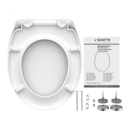 Schütte 82300-A - Assento de sanita branco SoftClose em duroplástico