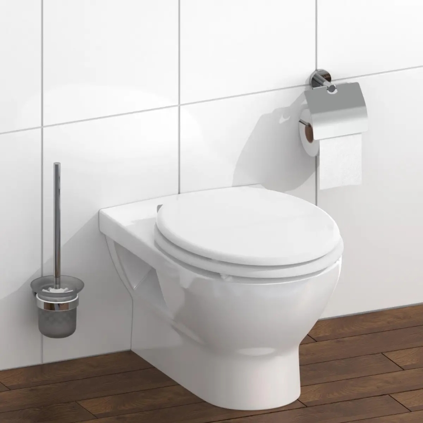 Schütte 84100-A - Tampa de sanita WHITE SoftClose em MDF