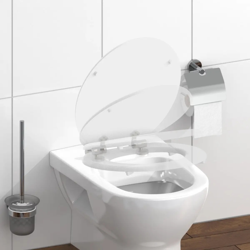 Schütte 84100-A - Tampa de sanita WHITE SoftClose em MDF