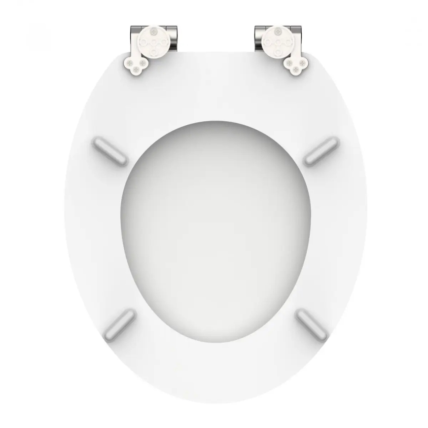 Schütte 84100-A - Tampa de sanita WHITE SoftClose em MDF