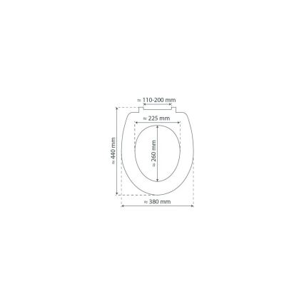 Schütte 84100-A - Tampa de sanita WHITE SoftClose em MDF
