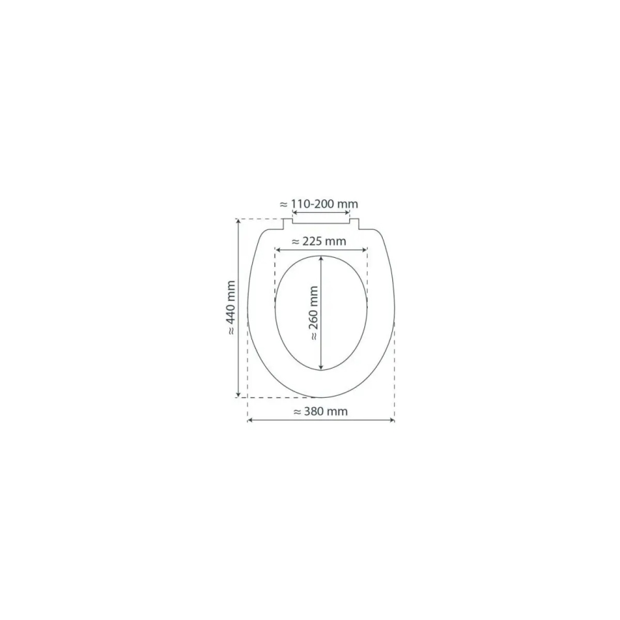 Schütte 84100-A - Tampa de sanita WHITE SoftClose em MDF