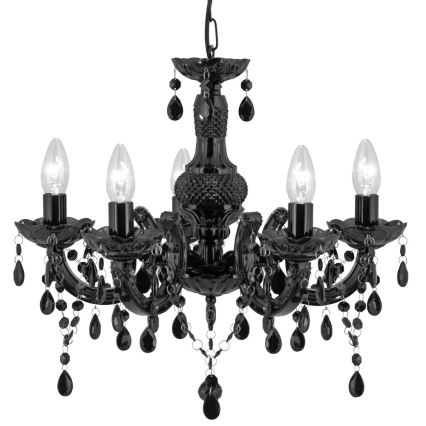 Searchlight - Candelabro numa corrente MARIE 5xE14/40W/230V