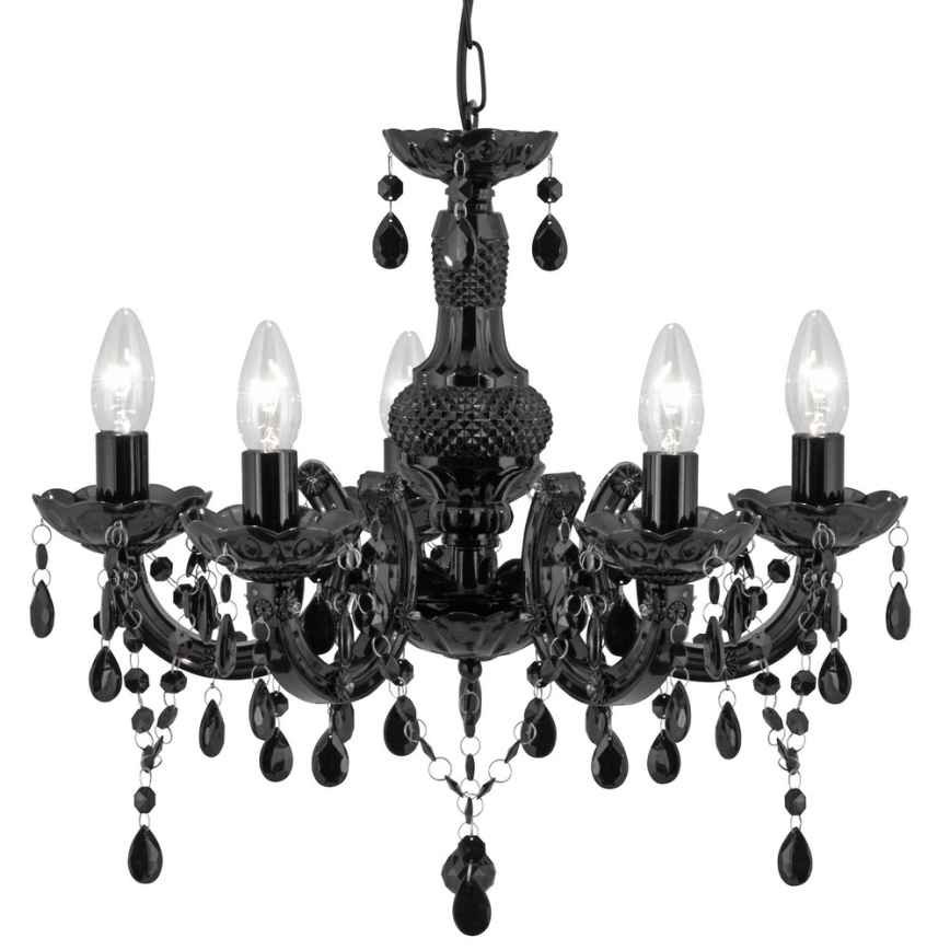 Searchlight - Candelabro numa corrente MARIE 5xE14/40W/230V