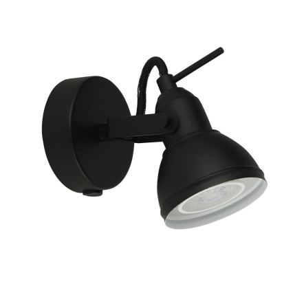 Searchlight - Foco de parede FOCUS 1xGU10/50W/230V preto