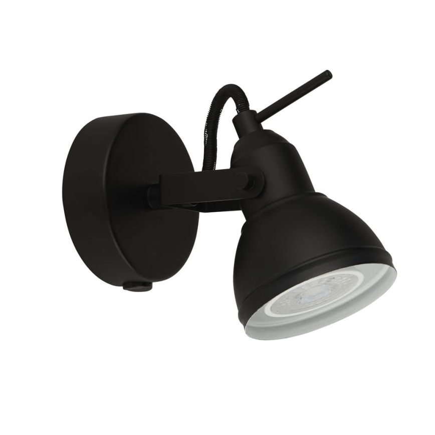 Searchlight - Foco de parede FOCUS 1xGU10/50W/230V preto