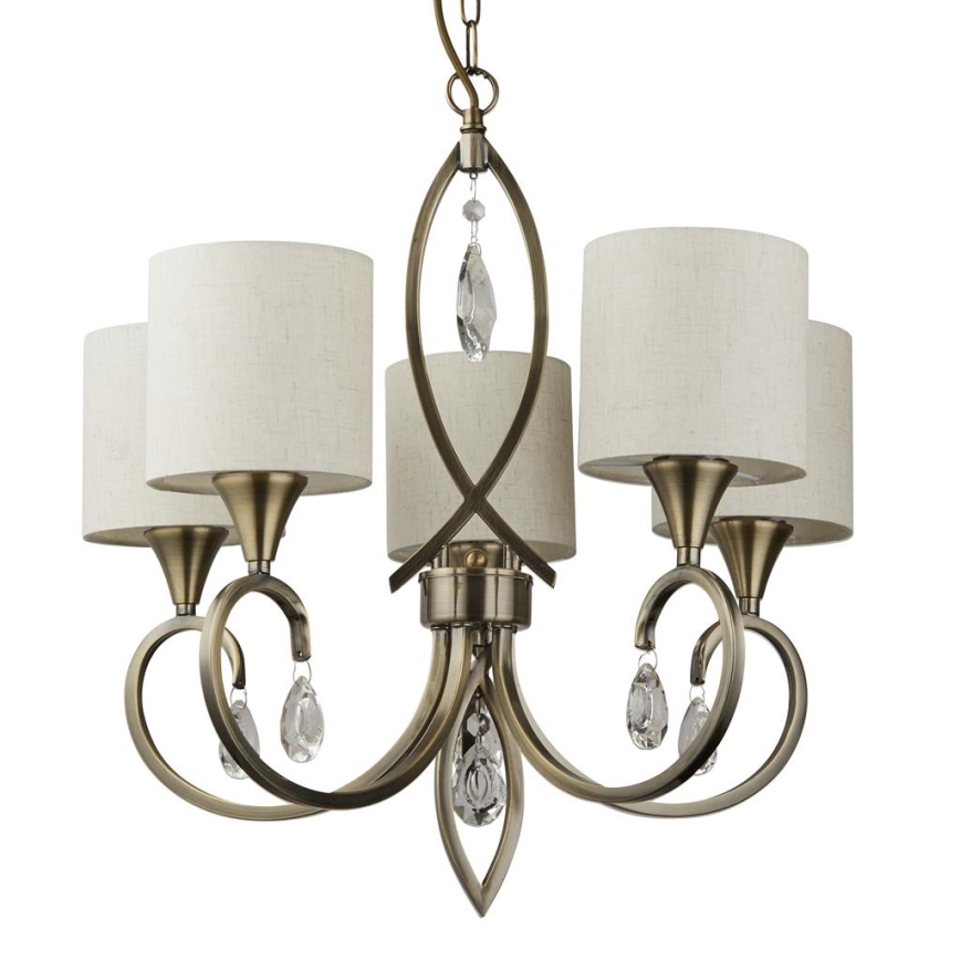 Searchlight - Candelabro suspenso ALBERTO 5xE14/60W/230V