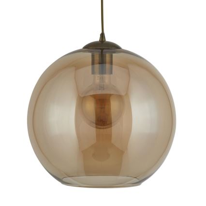 Searchlight - Candelabro num fio BALL 1xE27/60W/230V castanho