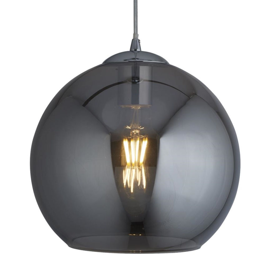 Searchlight - Candelabro num fio BALL 1xE27/60W/230V preto antigo