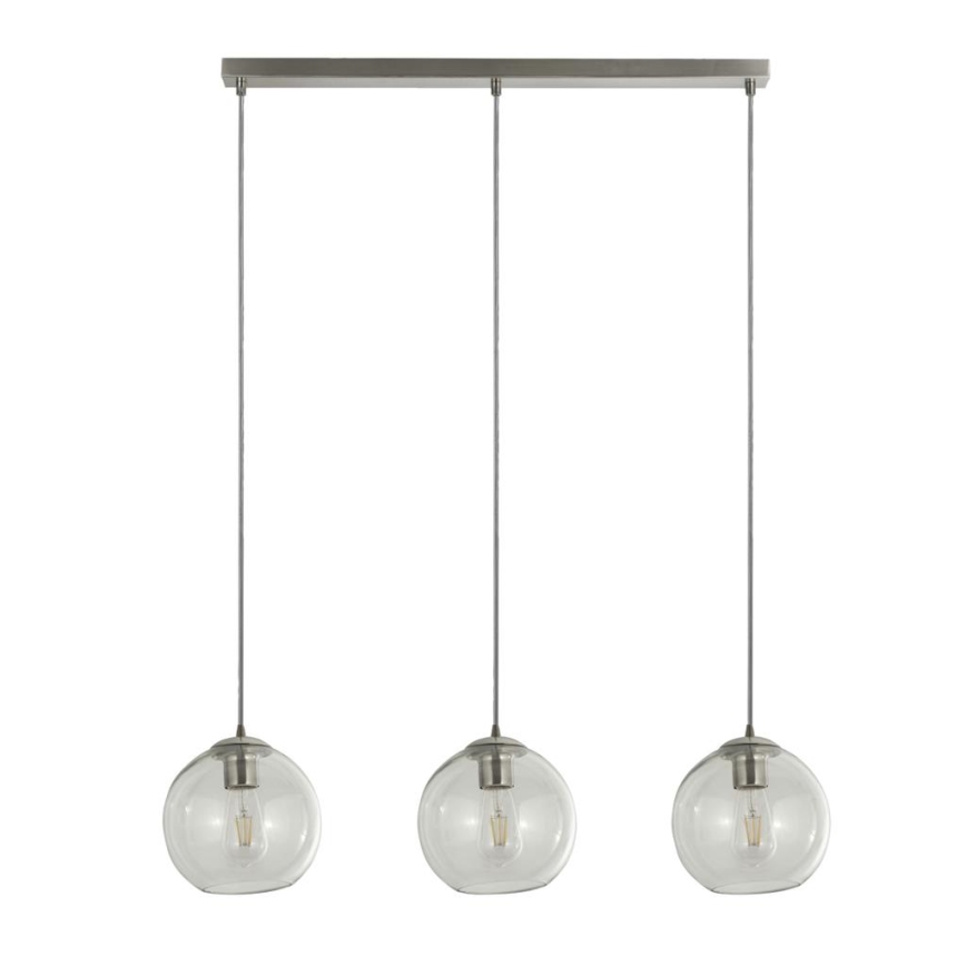 Searchlight - Candeeiro suspenso PENDANT 3xE27/40W/230V cromado mate
