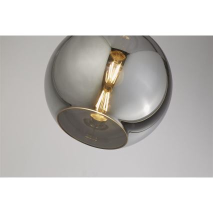 Searchlight - Candelabro num fio BALL 1xE27/60W/230V preto antigo