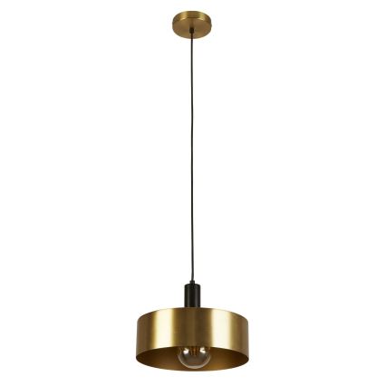 Searchlight - Candeeiro suspenso KNOX 1xE27/60W/230V dourada