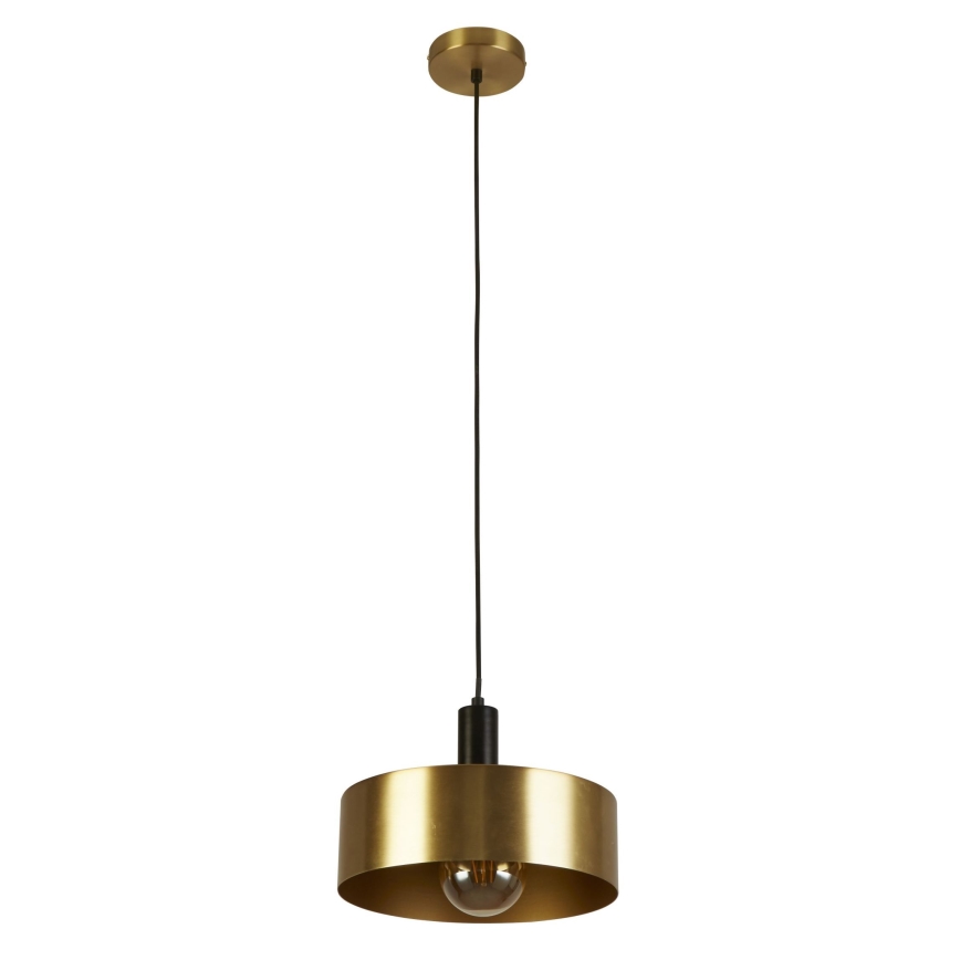 Searchlight - Candeeiro suspenso KNOX 1xE27/60W/230V dourada