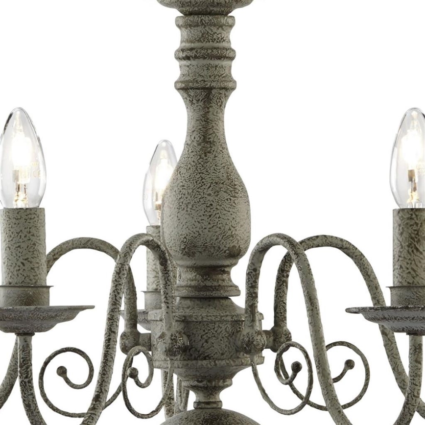 Searchlight - Candelabro numa corrente GREYTHORNE 5xE14/40W/230V