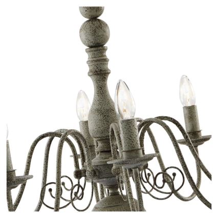 Searchlight - Candelabro numa corrente GREYTHORNE 8xE14/40W/230V