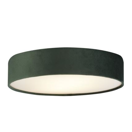 Searchlight - Luminária de teto DRUM 3xE27/60W/230V verde