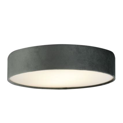 Searchlight - Candeeiro de tecto DRUM 3xE27/60W/230V cinzento
