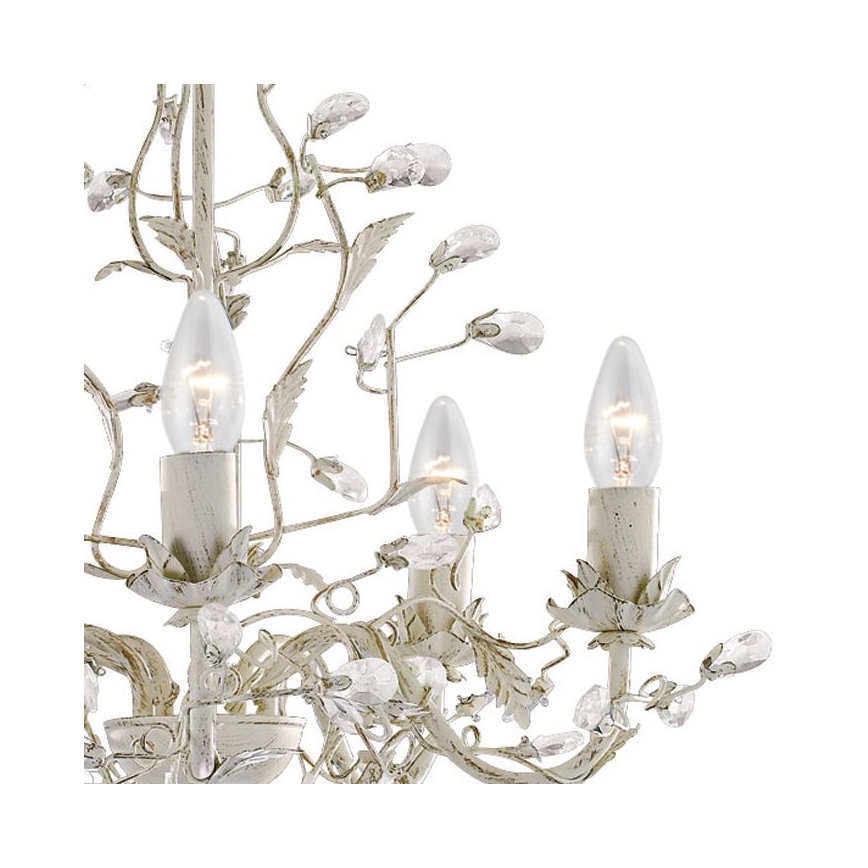 Searchlight - Candelabro suspenso ALMANDITE 5xE14/40W/230V