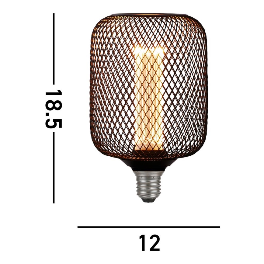 Searchlight - Lâmpada decorativa LED dimerizável WIRE MESH E27/4,5W/230V 2700K