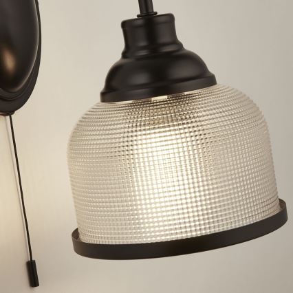 Searchlight - Candeeiro de parede BISTRO 1xE27/60W/230V preto