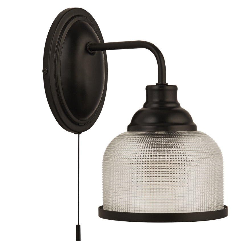 Searchlight - Candeeiro de parede BISTRO 1xE27/60W/230V preto