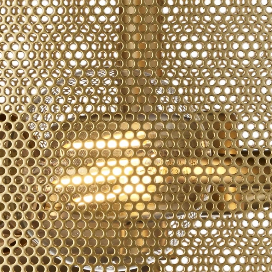 Searchlight - Luz de teto FISHNET 3xE27/60W/230V dourado