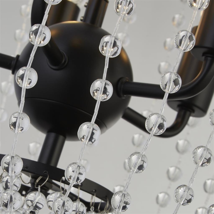 Searchlight - Candelabro suspenso SHOWER 5xE14/60W/230V preto