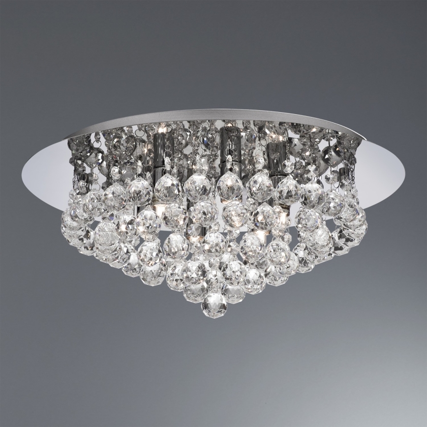 Searchlight - Luz de teto de cristal HANNA 6xG9/33W/230V