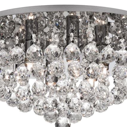 Searchlight - Luz de teto de cristal HANNA 6xG9/33W/230V