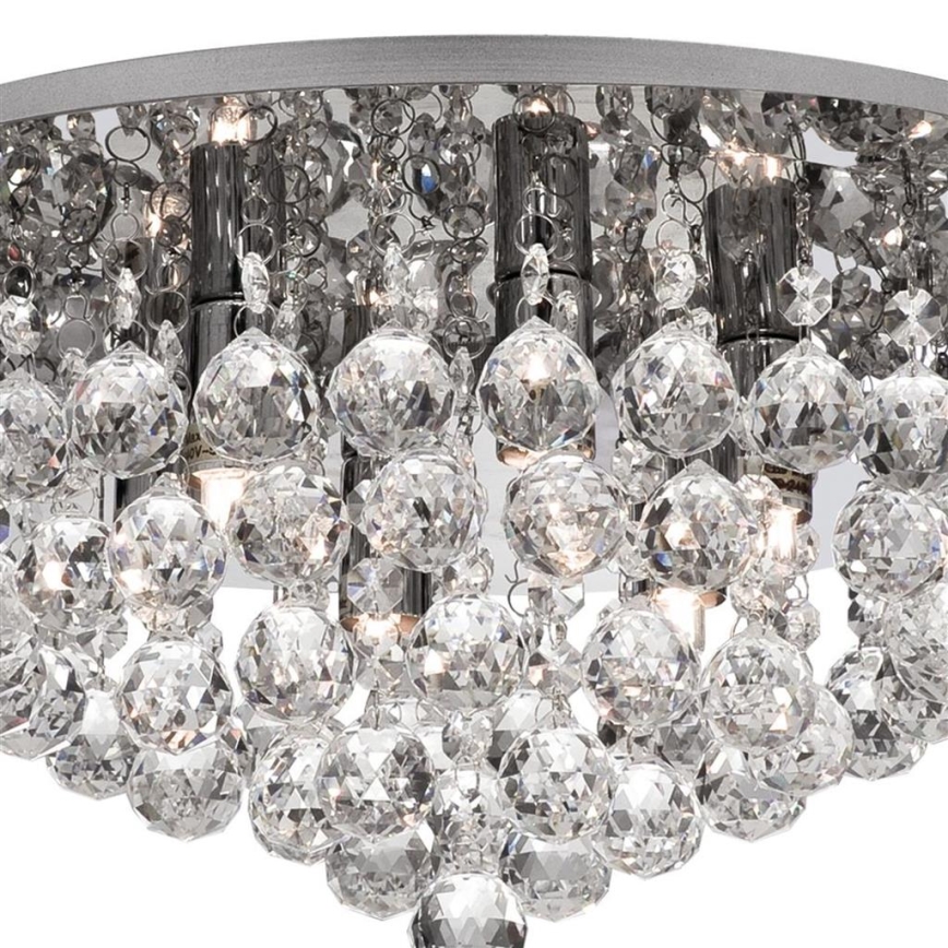 Searchlight - Luz de teto de cristal HANNA 6xG9/33W/230V