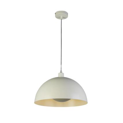 Searchlight - Lustre suspenso em cabo MARS 1xE27/60W/230V Ø 25 cm creme